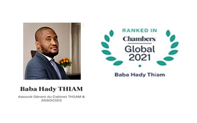 Baba Hady Thiam, Leading Individual par Chambers Global 2021