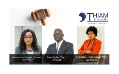 Thiam & Associés est ravi d’avoir trois nouveaux avocats titulaires au sein du Cabinet