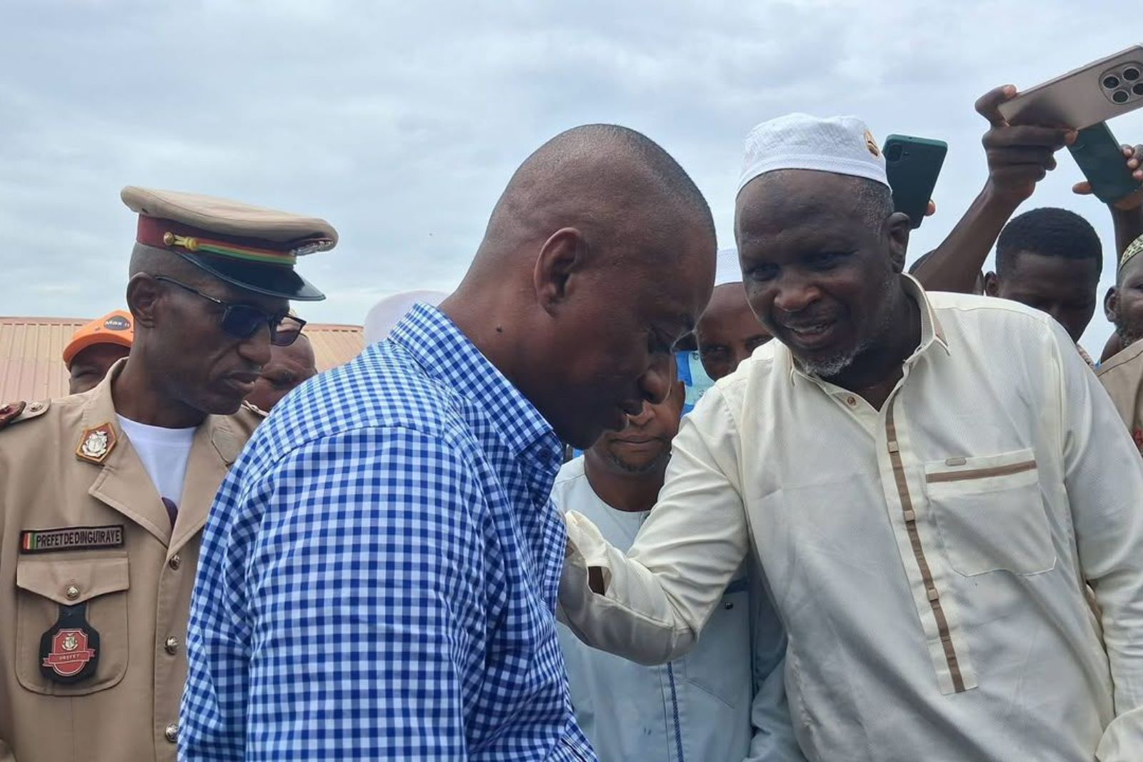 Engagement communautaire : pose de la première pierre d’un lycée-collège à Manden (Dinguiraye)